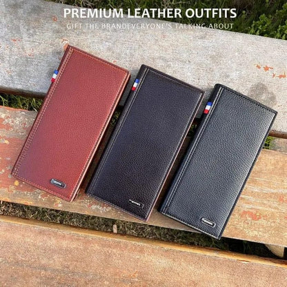 Leather Long Wallet