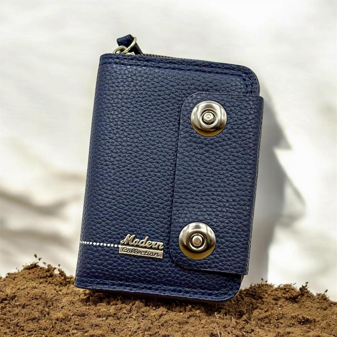 Leather Zipper Wallet