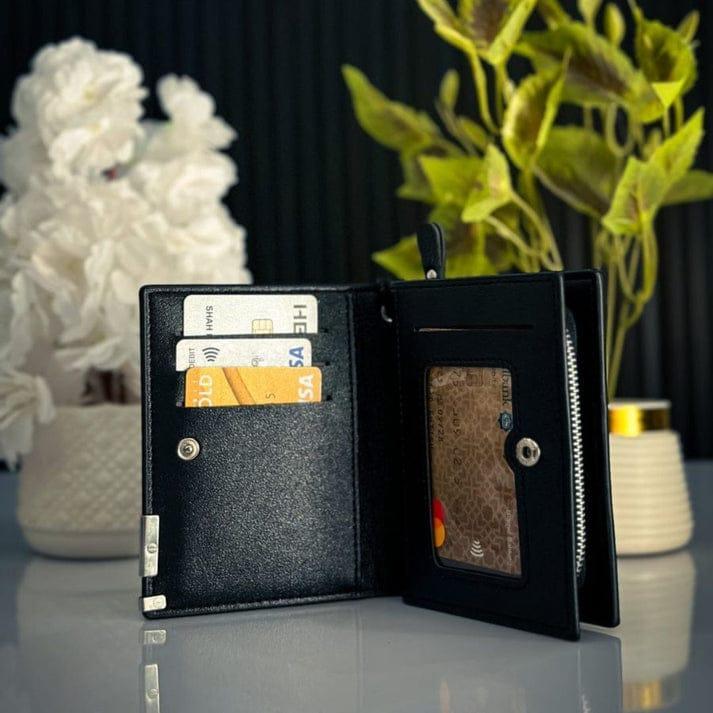 Leather Zipper Wallet