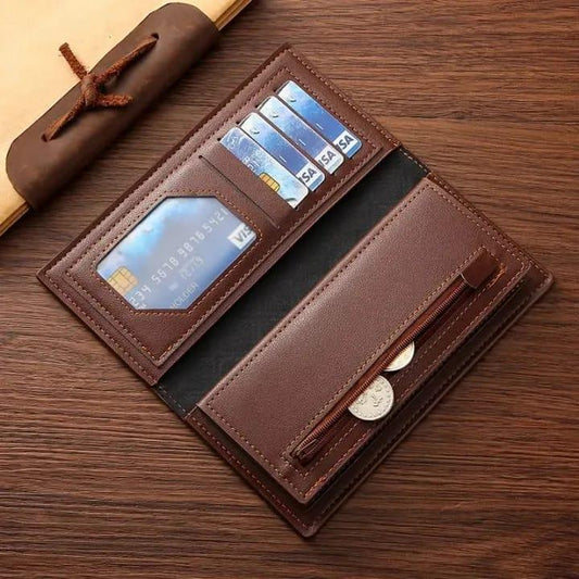 PU Leather Long Wallet