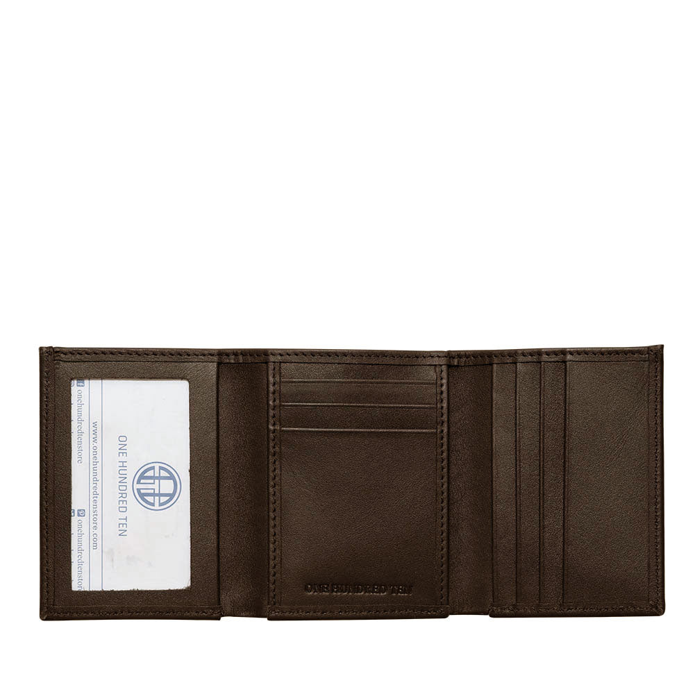 PU Leather Trifold Wallet for Men