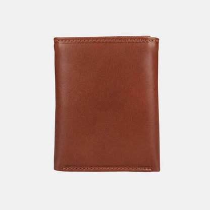 PU Leather Trifold Wallet for Men